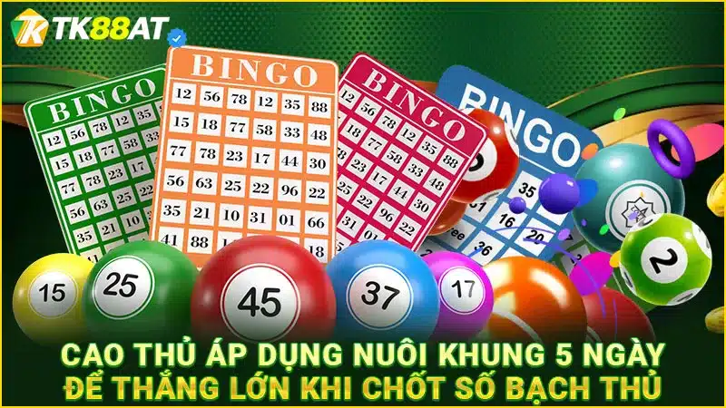 Cao thủ áp dụng nuôi khung 5 ngày để thắng lớn khi chốt số bạch thủ Cao thủ áp dụng nuôi khung 5 ngày để thắng lớn khi chốt số bạch thủ